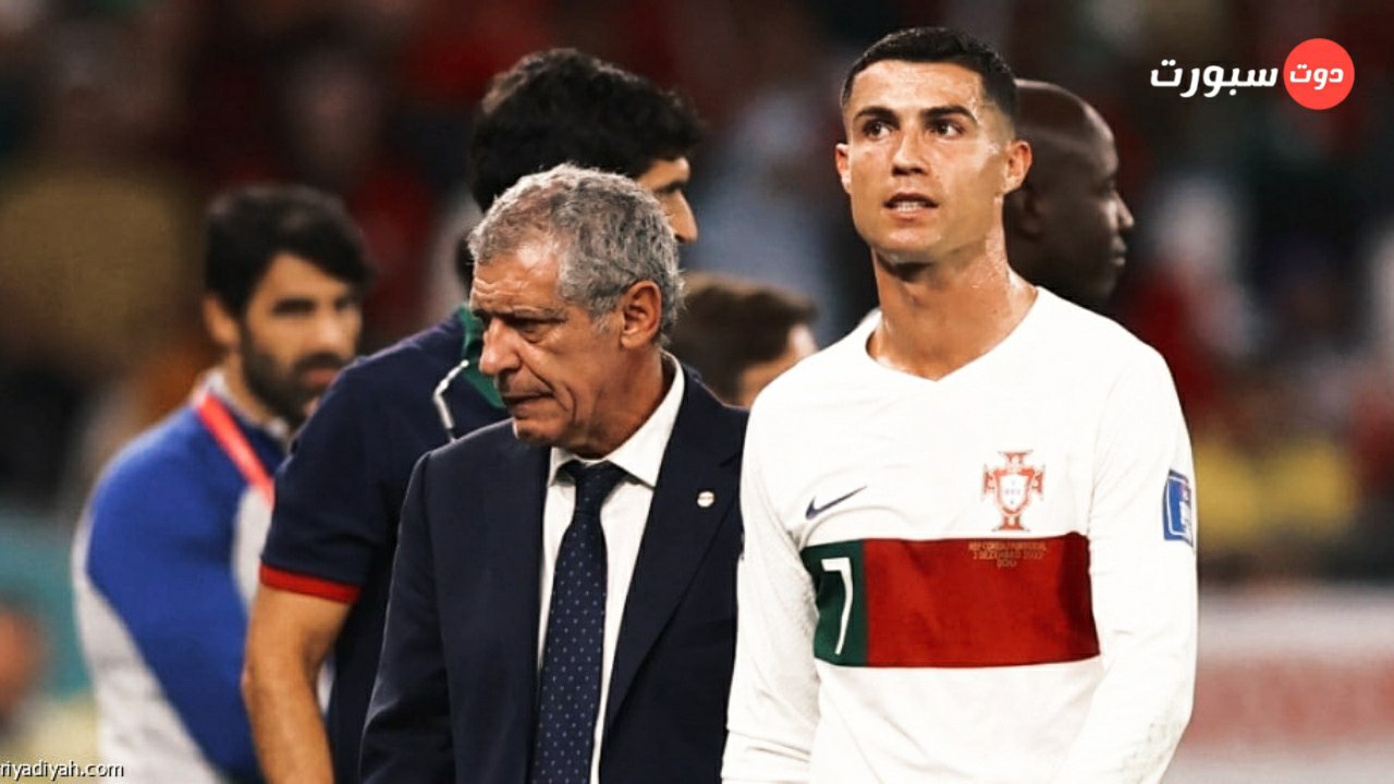 سانتوس ينتقد تصرف رونالدو بعد استبداله